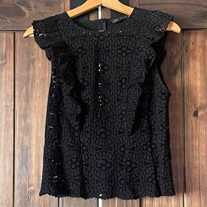 Zara Sheer Lace Top